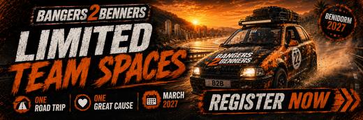 Rally Action At Sunset In Benidorm