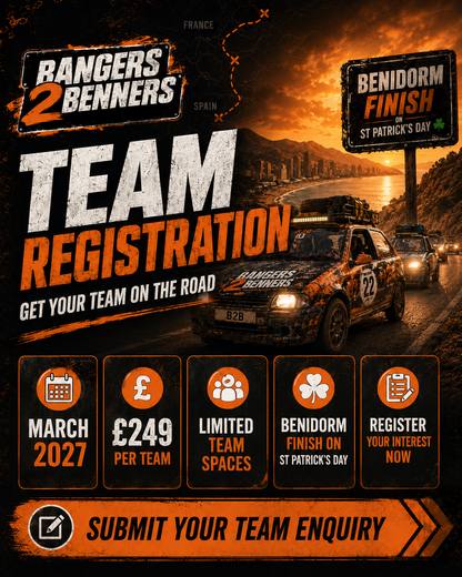 Rally Adventure Bangers 2 Benners Event