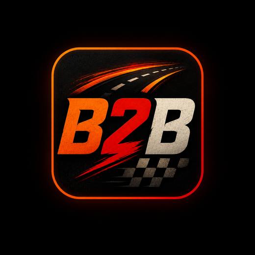 Modern Racing B2B Logo Design