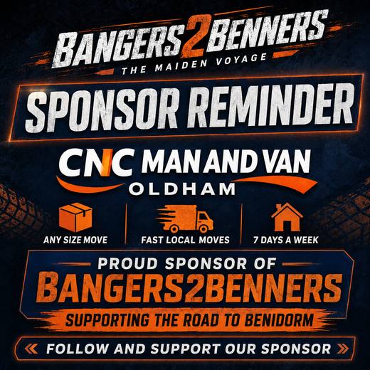 Bangers2Benners Sponsor Announcement Poster