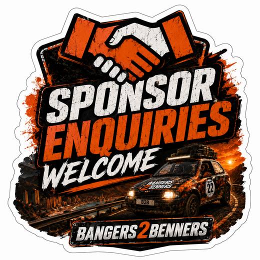 Rally Car Sponsor Graphic Badge