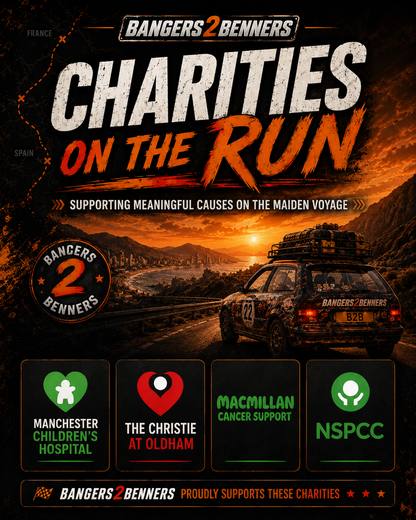 Charity Rally Road Trip Poster